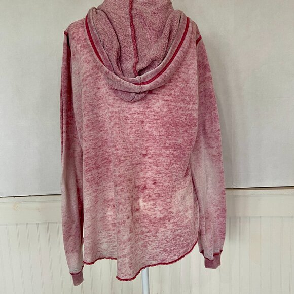 Billabong Y2K 90’s Vintage Distressed Henley Hoody Sz M - Picture 2 of 10